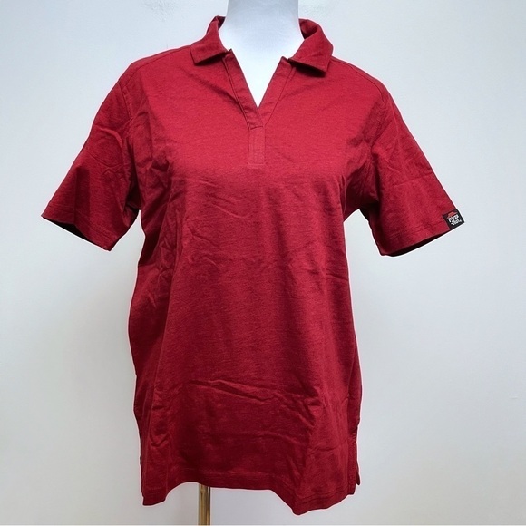 Pizza Hut Managers Short Sleeve Knit Red Polo NIB Women’s large - Picture 1 of 9